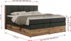 MKS MEBLE Boxspringbett, Doppelbett mit zwei Produktbild-Vorschau 6