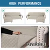 Topchances L Shape Sofa Covers, vodoodpudivý protiskluzový Náhled obrázku produktu 3
