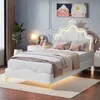 UnboxG Polsterbett 90x200cm mit Kronenförmigem Kopfteil, Produktbild-Vorschau 1