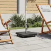 vidaXL Stojak na parasol granitowy 30 kg kwadratowy czarny Podgląd zdjęcia produktu 1