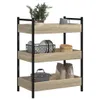 vidaXL Kuchyňský vozík Sonoma dub 50x30x70 cm materiál na Náhled obrázku produktu 5
