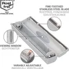 A close-up marketing image of a foil cutter with callouts highlighting its features. Produktbild-Vorschau