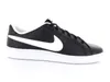 A black Nike Court Royale sneaker with a white Nike swoosh logo and a white sole, shown from the side against a white background. Náhled obrázku produktu