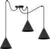 Závěsná lampa Spider Soho černá 3 světla 14cm E14 Náhled obrázku produktu 2