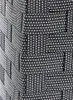 Kobolo Wäschekorb 125L - 2 Fächer - Nylon - weiß schwarz - Produktbild-Vorschau 3