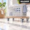 WAGNER Soft-Doppellenkrolle - Ø 50 mm, Stahl verzinkt, blau Produktbild-Vorschau 4