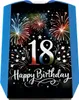 18. Geburtstag Feuerwerk Parkscheibe mit Spruch Happy Produktbild-Vorschau 1