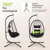 EUGAD Hängesessell mit Gestell Outdoor und Indoor, 150 kg Produktbild-Vorschau 7