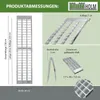 TRUTZHOLM 2 x Auffahrrampen 230 cm 1360 kg Traglast Alu Produktbild-Vorschau 2