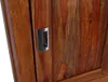 Moderner Bad Hängeschrank Massivholz Teak Braun 60x42x15 cm Produktbild-Vorschau 4