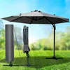 Alu Ampelschirm 300cm grau Produktbild-Vorschau 1