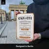 LANOLU Retro Blechschild Geschenk für Oma und Opa Pension Produktbild-Vorschau 7