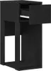 A black computer cabinet with an open drawer. Podgląd zdjęcia produktu