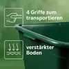 Jagdwanne Wildwanne 90/65/40 Liter Wanne XXL eckig HDPE Produktbild-Vorschau 4