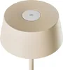 BELIANI Lampa stołowa bezprzewodowa beżowa metalowa LED z Podgląd zdjęcia produktu 6
