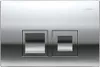 Geberit Betätigungsplatte Delta 35 chrom-sg Produktbild-Vorschau 1