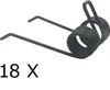 18 X Vertikutierfeder für PowerTec Garden / LANDI VT 32 / Produktbild-Vorschau 1