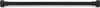 A black flexible hose with ribbed texture and metal connectors on both ends, presented on a white background. Produktbild-Vorschau