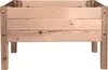 A wooden raised garden bed on a white background. Produktbild-Vorschau
