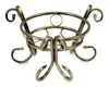 Dastal Blumenständer 38x21 cm gold Dekoration Vintage Produktbild-Vorschau 3
