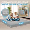 ELONEO Opklapbare matras, gastenmatras, 3-delige opvouwbare Productafbeelding-voorbeeld 2
