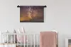 MuchoWow® Wandteppich Wandbehang Farbenfroher Himmel mit Produktbild-Vorschau 2