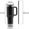 Berdsen Vakuum-Thermosbecher mit Strohhalm 1180 ml schwarz Produktbild-Vorschau 14