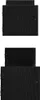 vidaXL Mensola a muro con ripiano 2 pezzi look rovere nero Anteprima dell’immagine prodotto 7