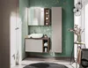 Badezimmer Spiegelschrank 60cm AKAN Taupe inkl. LED Produktbild-Vorschau 4