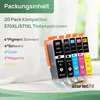 20x Tintenpatronen Set kompatibel mit Canon PGI-570 CLI-571 Produktbild-Vorschau 4