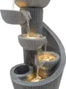 Fontana a cascata da esterno – Fontana da giardino Anteprima dell’immagine prodotto 3