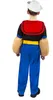 A child wearing a Popeye costume, shown from the back. Produktbild-Vorschau