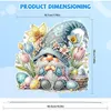 5D Ostern Diamond Painting Anhänger Gnom Bastelset Produktbild-Vorschau 5