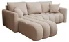 CORNERO Ecksofa mit schlaffunktion GARDA links hellbeige Produktbild-Vorschau 2