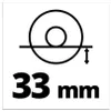 Smerigliatrice angolare a batteria Einhell AXXIO 18/125 Q Anteprima dell’immagine prodotto 32