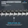100 WALCUR Spenglerschrauben 4,5 x 25 mm Edelstahl A2 – mit Produktbild-Vorschau 5