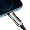 Baseus kabel s displejem USB-C-Lightning, 20W, 1m, černý Náhled obrázku produktu 4