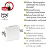 WENKO Toiletten Papier Halter Klo Edelstahl ohne Bohren Produktbild-Vorschau 3
