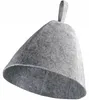Saunahut Aus Filz - Saunakappe Grau - Unisex - 100% Wolle - Produktbild-Vorschau 3