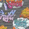 Graffiti behang, papier, 0,53 x 10 meter, jeugdstijl, Productafbeelding-voorbeeld 1