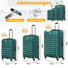 KESSER® 3tlg. Hartschalenkofferset Reisekofferset M-L-XL, 4 Produktbild-Vorschau 2