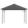 Pavillon mit Dach 3x3 m Anthrazit Produktbild-Vorschau 3