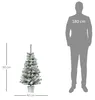 HOMCOM Weihnachtsbaum mit LED-Leuchten, 90 cm Christbaum Produktbild-Vorschau 3