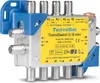 A TechniSat TechniSwitch 5/8 mini satellite/cable TV splitter is shown against a white background. Produktbild-Vorschau