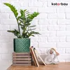 KOTARBAU® Céramique Pot de fleurs carré Vintage Turquoise Voir les images du produit 2