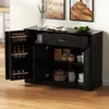 Cassettiera Merax, con 3 ante, 1 cassetto, mobile buffet Anteprima dell’immagine prodotto 1