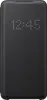 A black Samsung S20 flip case with a digital clock display. Anteprima dell’immagine prodotto