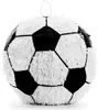 Piñata 35x35x35cm Calcio da riempire Nero / Bianco Anteprima dell’immagine prodotto 1