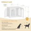 Hondenkooi, meubel, 80 cm hondenbox voor thuis, 3 deuren, Productafbeelding-voorbeeld 2