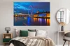 MuchoWow® Poster Bunte Gebäude und das London Eye am Abend Produktbild-Vorschau 4